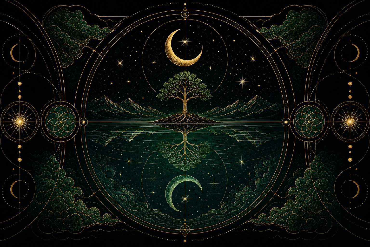 Correspondence — Hermetic principle illustration